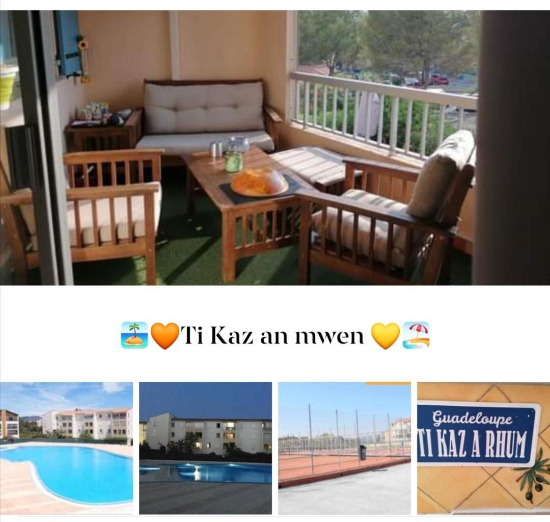 Appartement Au Lagon Bleu A Frejus, Garage, Tennis & Piscine 1200 M2 Eksteriør billede